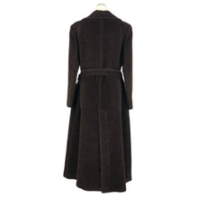 画像をギャラリービューアに読み込む, アニオナ AGNONA ロングコート アルパカコート 半裏 サイズ42 L相当 ブラウン【中古】