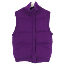 画像をギャラリービューアに読み込む, セオリー Theory ニットダウンベスト サイズ2 M相当 パープル レディース【中古】