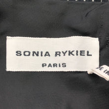 画像をギャラリービューアに読み込む, ソニアリキエル SONIA RYKIEL ダブルジャケット 銀ボタン 背抜き サイズ38 ネイビー ストライプ柄 レディース【中古】