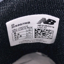 画像をギャラリービューアに読み込む, ニューバランス New Balance スニーカー 27cm MS997RB ブラック【中古】【新品同様】【美品】