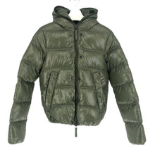 画像をギャラリービューアに読み込む, デュベティカ DUVETICA フード付き ダウンジャケット Mサイズ カーキ メンズ【中古】【美品】