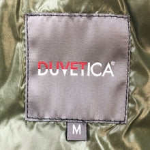 画像をギャラリービューアに読み込む, デュベティカ DUVETICA フード付き ダウンジャケット Mサイズ カーキ メンズ【中古】【美品】