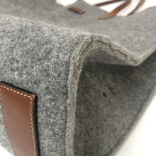 將圖片載入圖庫檢視器 グッチ GUCCI ユニセックス 男女兼用 ウールフェルト トートバッグ グレー【中古】