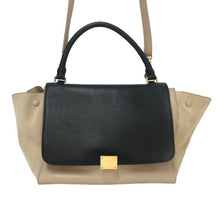 画像をギャラリービューアに読み込む, セリーヌ CELINE トラベラーズ 2way ショルダーバッグ ハンドバッグ ベージュ ブラック【中古】