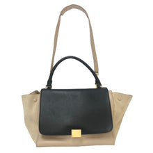 画像をギャラリービューアに読み込む, セリーヌ CELINE トラベラーズ 2way ショルダーバッグ ハンドバッグ ベージュ ブラック【中古】