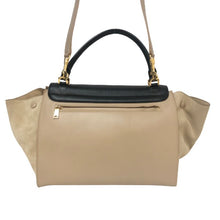 画像をギャラリービューアに読み込む, セリーヌ CELINE トラベラーズ 2way ショルダーバッグ ハンドバッグ ベージュ ブラック【中古】
