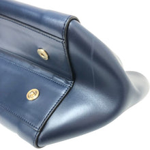 Load image into Gallery viewer, ザンケッティ ZANCHETTI AMLETO アムレット 3wayバッグ ショルダーバッグ クラッチバッグ ハンドバッグ ネイビー【中古】