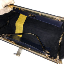 Load image into Gallery viewer, ザンケッティ ZANCHETTI AMLETO アムレット 3wayバッグ ショルダーバッグ クラッチバッグ ハンドバッグ ネイビー【中古】