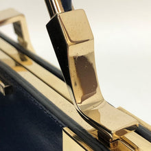 Load image into Gallery viewer, ザンケッティ ZANCHETTI AMLETO アムレット 3wayバッグ ショルダーバッグ クラッチバッグ ハンドバッグ ネイビー【中古】