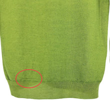 画像をギャラリービューアに読み込む, プラダ PRADA ウール シルク Vネック カーディガン ニット 長袖 サイズ38 グリーン【中古】【美品】