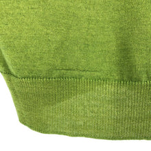 画像をギャラリービューアに読み込む, プラダ PRADA ウール シルク Vネック カーディガン ニット 長袖 サイズ38 グリーン【中古】【美品】