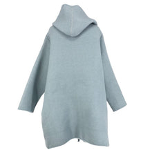 이미지를 갤러리 뷰어에 로드 , アダワス ADAWAS ギモーブタッチ フーディガン コート Fサイズ ライトブルー【中古】