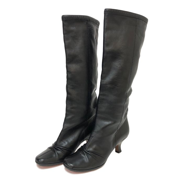 ルイ ヴィトン LOUIS VUITTON ロングブーツ 22cm相当 ブラック【中古