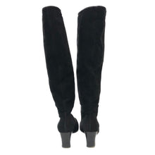 画像をギャラリービューアに読み込む, FOXEY BOUTIQUE フォクシー ロングブーツ スウェード ブラック サイズ35(22.5cm相当)【中古】レディース