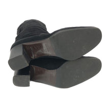 画像をギャラリービューアに読み込む, FOXEY BOUTIQUE フォクシー ロングブーツ スウェード ブラック サイズ35(22.5cm相当)【中古】レディース