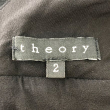 画像をギャラリービューアに読み込む, セオリー theory ワンピース シルクドレス サイズ2 M相当 ブラック【中古】
