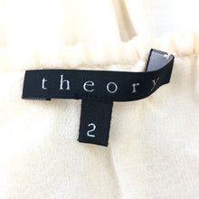 画像をギャラリービューアに読み込む, セオリー theory キャミソール ビジュー付き 綿100% サイズ2 M相当 アイボリー系【中古】