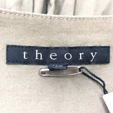 画像をギャラリービューアに読み込む, セオリー theory スカート ベルト付き リネン混 ウエスト55 サイズX0 カーキ【中古】