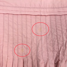 画像をギャラリービューアに読み込む, セオリー theory プリーツフレアスカート 綿100% ウエスト55 サイズX0 ピンク【中古】