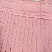 画像をギャラリービューアに読み込む, セオリー theory プリーツフレアスカート 綿100% ウエスト55 サイズX0 ピンク【中古】