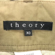 画像をギャラリービューアに読み込む, セオリー theory コットンパンツ ウエスト55 サイズX0 カーキ レディース【中古】