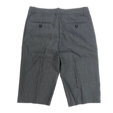 Load image into Gallery viewer, セオリー theory ハーフパンツ ウエスト55 サイズX0 グレー ストライプ柄 レディース【中古】