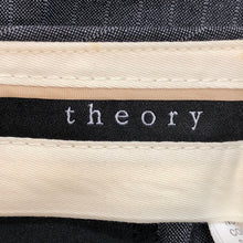 Load image into Gallery viewer, セオリー theory ハーフパンツ ウエスト55 サイズX0 グレー ストライプ柄 レディース【中古】