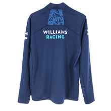 画像をギャラリービューアに読み込む, アンブロ umbro ウィリアムズ レーシングF1 ハーフZIPプルオーバー サムホール XLサイズ ネイビー【中古】【美品】