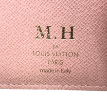 画像をギャラリービューアに読み込む, ルイ ヴィトン LOUIS VUITTON ポルトフォイユ ヴィクトリーヌ モノグラム イニシャル入り 二つ折り財布 M62360 ローズバレリーヌ【中古】【美品】