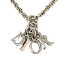 画像をギャラリービューアに読み込む, ディオール Dior ロゴネックレス シルバー【中古】【美品】