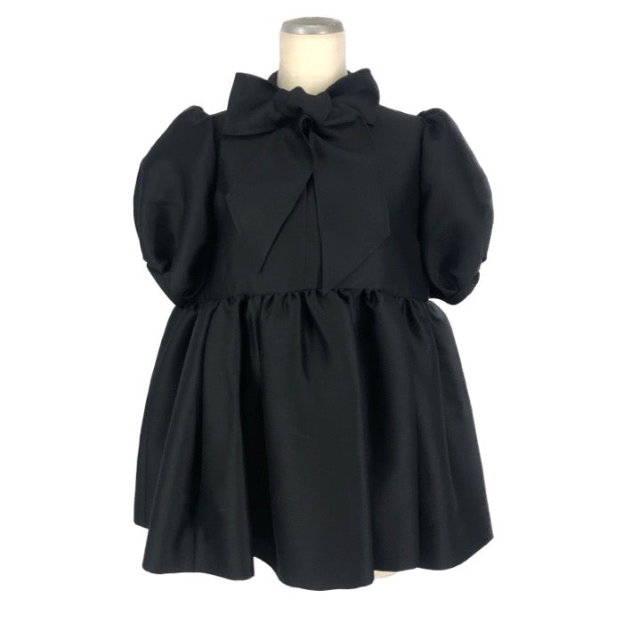 ケイナ リタ KEINA RITA  リボン ブラウス タックギャザー シルク混 Fサイズ KB201 005 ブラック【中古】【美品】 ケイナ リタ KEINA RITA リボン ブラウス タックギャザー シルク混 F