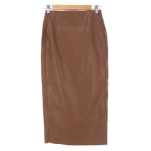 Load image into Gallery viewer, プラージュ Plage フェイクレザー タイトスカート サイズ38 ブラウン【中古】【美品】