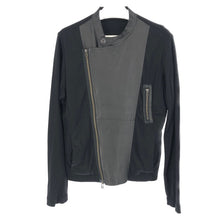 이미지를 갤러리 뷰어에 로드 , ベータメン B MEN ラムレザーコンビライダース ジャケット Lサイズ ブラック【中古】