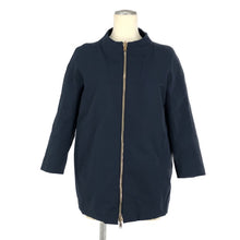 画像をギャラリービューアに読み込む, ヘルノ Herno リバーシブル ダウンジャケット 7分袖 サイズ40 S-M相当 ネイビー【中古】