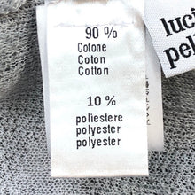 画像をギャラリービューアに読み込む, ルシアンペラフィネ lucien pellat finet ニットワンピース チュニック Sサイズ グレー ヘンプ柄【中古】