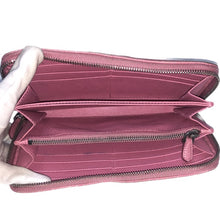 画像をギャラリービューアに読み込む, プラダ PRADA ラウンドファスナー 長財布 ピンク【中古】