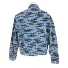 將圖片載入圖庫檢視器 ヴェトモン VETEMENTS 2022SS スタンプロゴデニムジャケット Gジャン 綿100% Mサイズ UE52JA180N ブルー【中古】