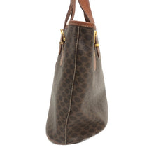 画像をギャラリービューアに読み込む, セリーヌ CELINE バケツ ハンドバッグ トートバッグ MC9712 ブラウン マカダム柄【中古】