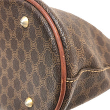 画像をギャラリービューアに読み込む, セリーヌ CELINE バケツ ハンドバッグ トートバッグ MC9712 ブラウン マカダム柄【中古】