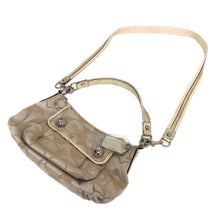 画像をギャラリービューアに読み込む, コーチ COACH シグネチャー 2way ショルダーバッグ 13833 ベージュ系【中古】