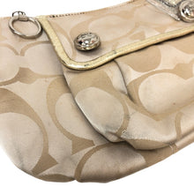 画像をギャラリービューアに読み込む, コーチ COACH シグネチャー 2way ショルダーバッグ 13833 ベージュ系【中古】