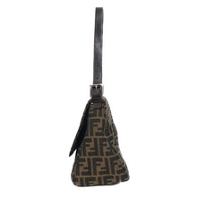 画像をギャラリービューアに読み込む, フェンディ FENDI マンマバケット ハンドバッグ ワンショルダーバッグ ブラウン ズッカ柄【中古】