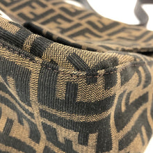 画像をギャラリービューアに読み込む, フェンディ FENDI マンマバケット ハンドバッグ ワンショルダーバッグ ブラウン ズッカ柄【中古】