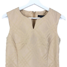 画像をギャラリービューアに読み込む, バーバリーロンドン BURBERRY LONDON ノースリーブ ワンピース サイズ38 M相当 FMA29 065 ベージュ シャドーチェック柄【中古】【美品】