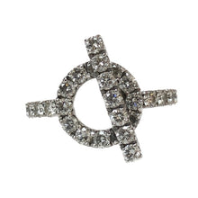 画像をギャラリービューアに読み込む, エルメス HERMES フィネス ダイヤモンドリング 指輪 35P K18WG #49 9号相当 ホワイトゴールド【中古】【美品】