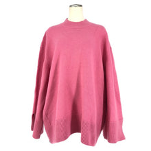 画像をギャラリービューアに読み込む, メゾンキツネ Maison Kitsune カシミヤ混 ニット プルオーバー セーター サイドジップ Sサイズ ピンク【中古】