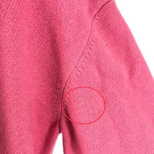 画像をギャラリービューアに読み込む, メゾンキツネ Maison Kitsune カシミヤ混 ニット プルオーバー セーター サイドジップ Sサイズ ピンク【中古】