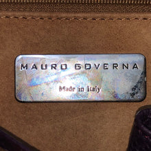 將圖片載入圖庫檢視器 マウロ ゴヴェルナ MAURO GOVERNA ハンドバッグ パープル【中古】【美品】