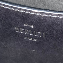 画像をギャラリービューアに読み込む, ベルルッティ Berluti トゥジュール カリグラフィ ショルダーバッグ ビジネスバッグ 通勤 トートバッグ ブラック【中古】