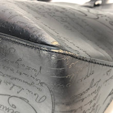 画像をギャラリービューアに読み込む, ベルルッティ Berluti トゥジュール カリグラフィ ショルダーバッグ ビジネスバッグ 通勤 トートバッグ ブラック【中古】